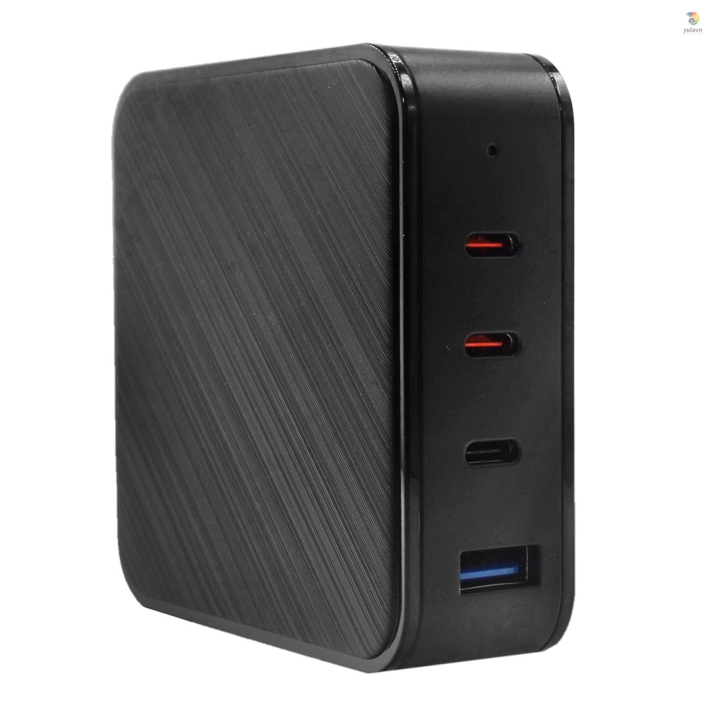 Bộ Sạc Nhanh 4 Cổng USB C 140W PD Gắn Tường Tiện Dụng