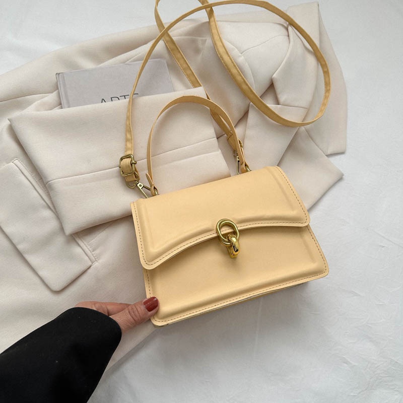 Ba Lô Đeo Vai Hình Vuông Cỡ Nhỏ Màu Sắc Đơn Giản Thời Trang Mùa Xuân 2023