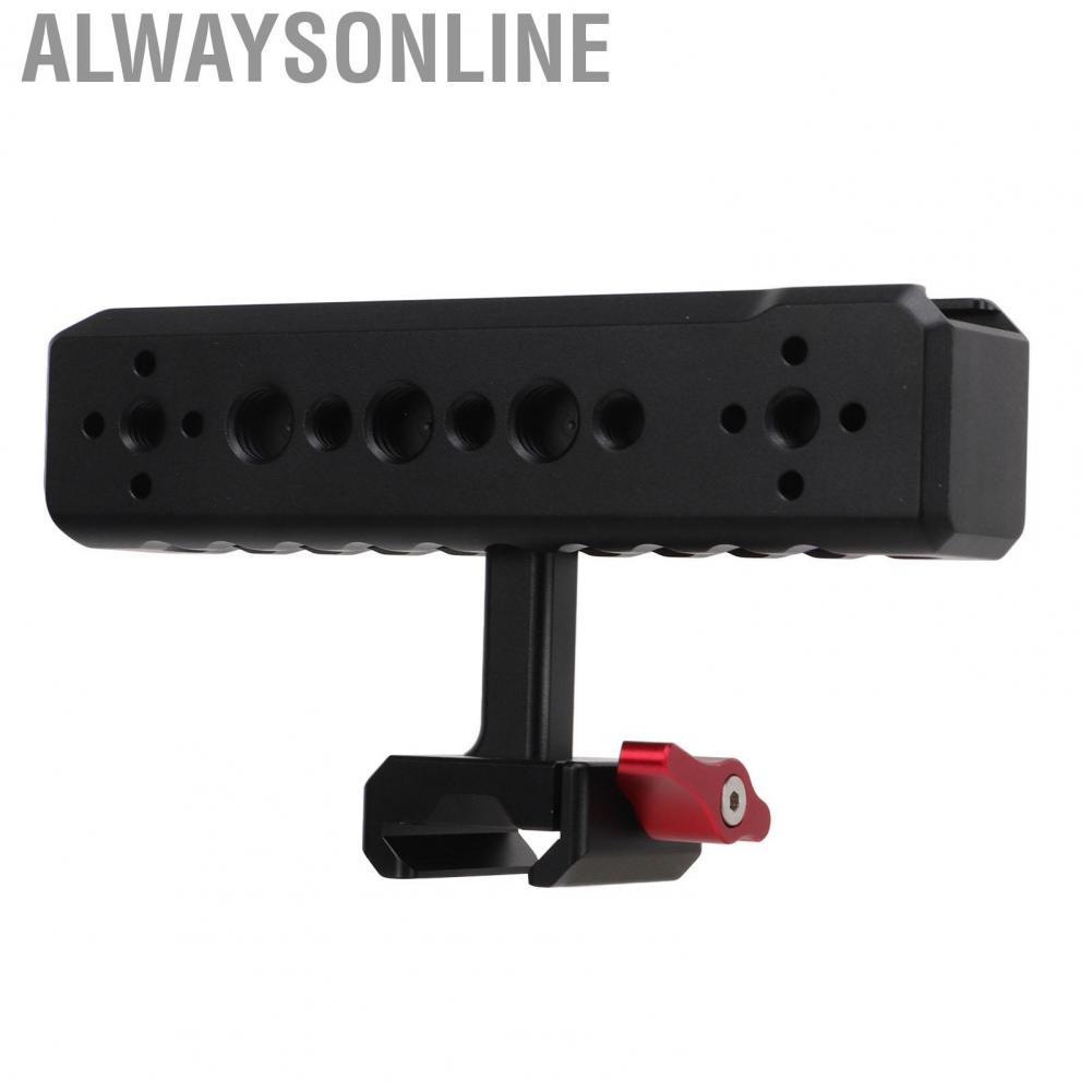 Alwaysonline PULUZ Camera Cage Handle  Block Top Grip With Cold Shoe Set