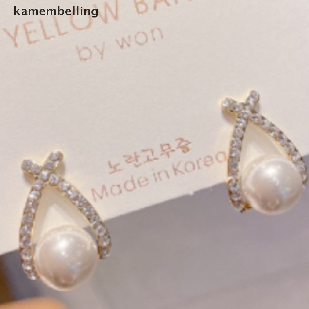 1 Đôi Bông Tai Ngọc Trai Giả Thời Trang Thanh Lịch