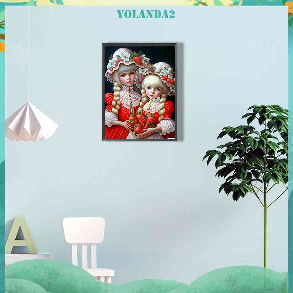 Tranh Đính Đá Kim Cương Toàn Bộ 5D DIY Hình Vẽ Hoa Trái Cây Trang Trí Nhà Cửa