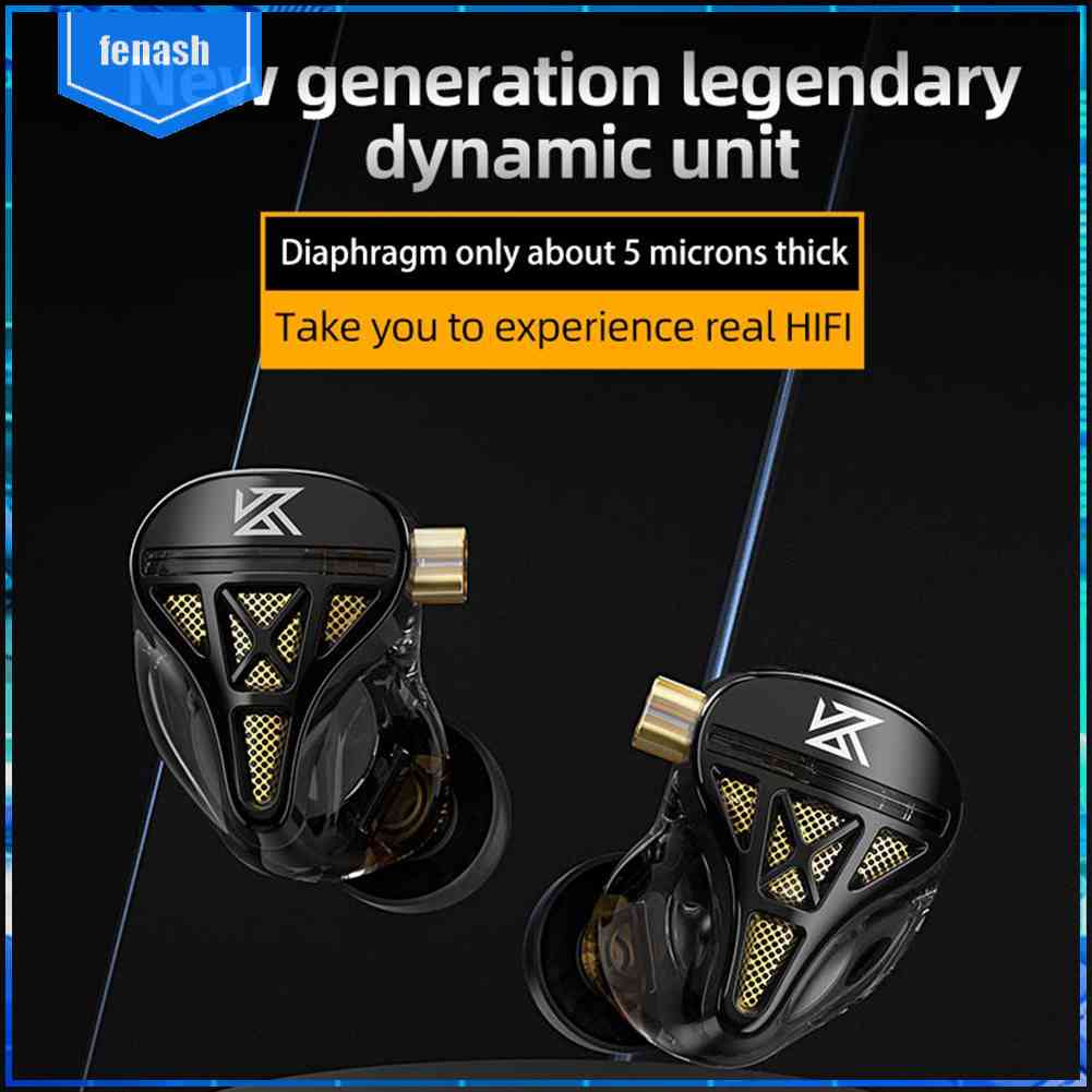 Tai Nghe Nhét Tai KZ-DQS HIFI Chống Ồn Chuyên Nghiệp