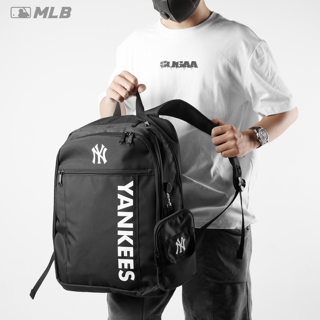 Balo Hàng Hiệu  NY YANKEES Unisex, Phù Hợp Đi Học Hoặc Du Lịch, Không Gian Balo Rộng Rãi [NEW]