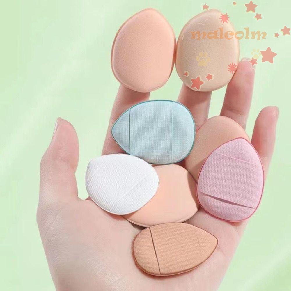 Set 7 Mút Trang Điểm MALCOLM Mini Đeo Ngón Tay Tự Nhiên Dùng Cho Phấn Nền Ướt Và Khô