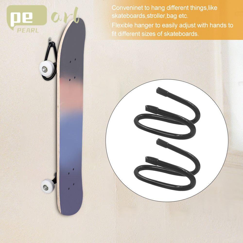 Set 2 Móc Treo Ván Trượt Gắn Tường Chống Trượt Tiện Dụng