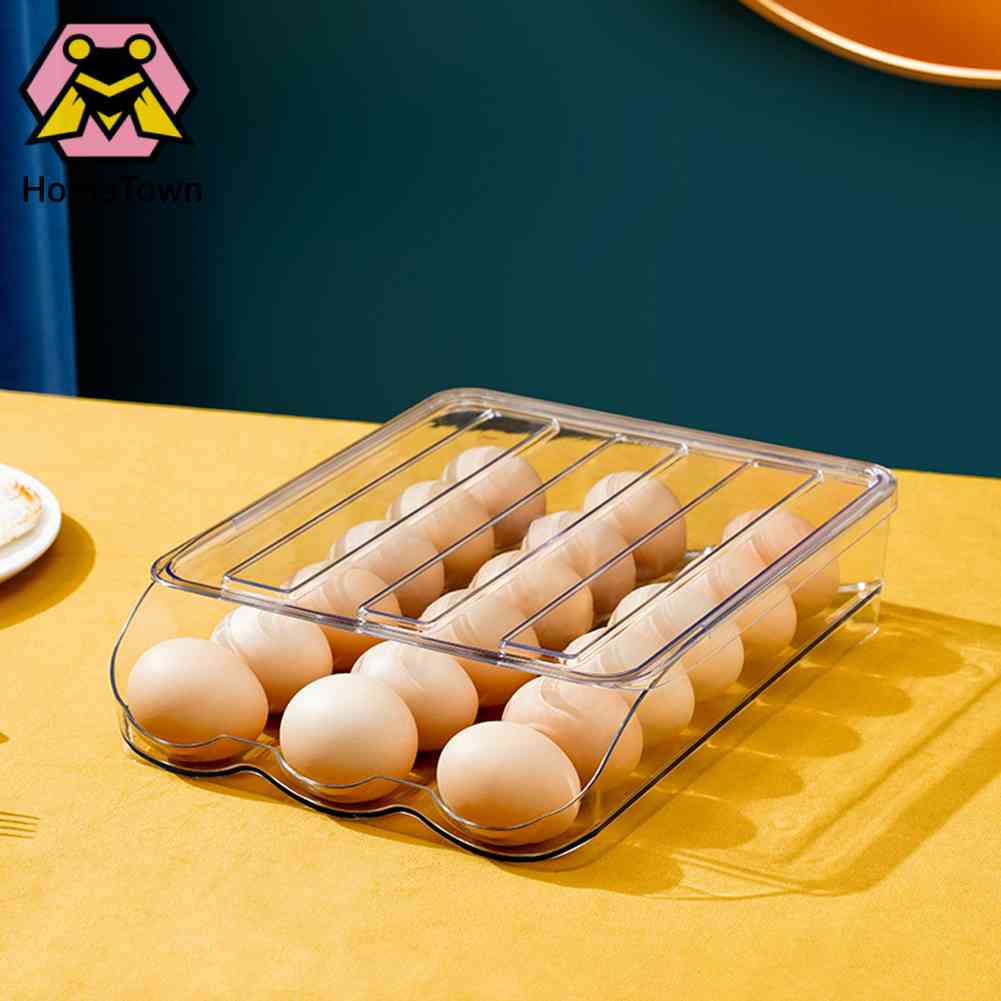 Khay Đựng Trứng Trong Suốt Tiện Dụng Cho Tủ Lạnh