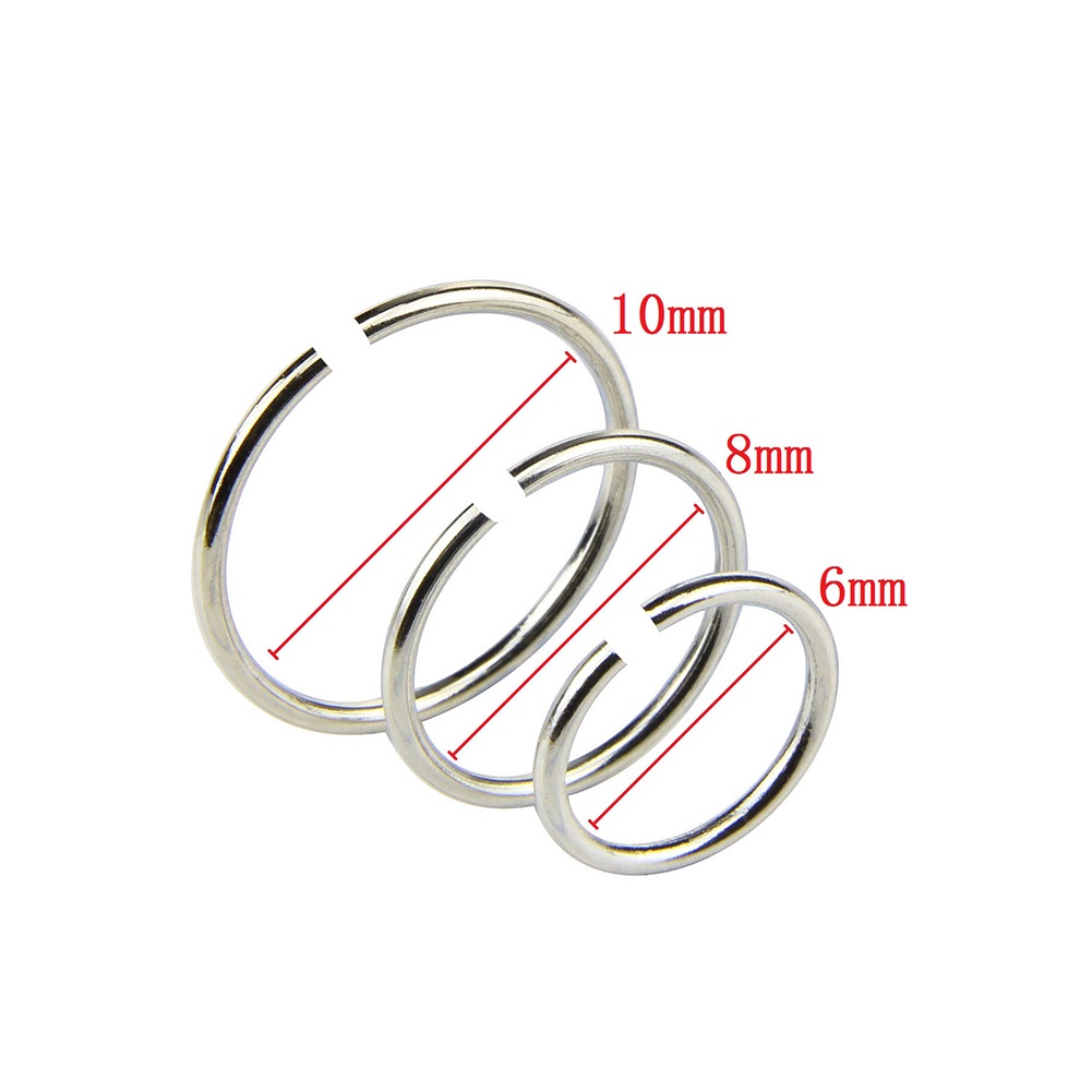 Bộ 14 Khuyên Mũi Bằng Thép Không Gỉ Đính Đá Cá Tính