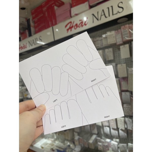 Bìa chụp ảnh mẫu, gắn nail box