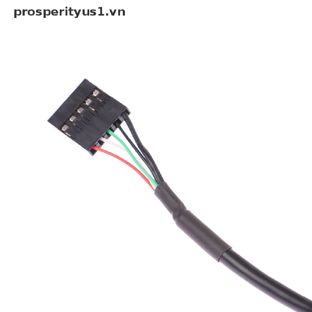 (prosperityus1) Bo Mạch Chủ Chuyển Đổi 5P Sang Micro USB Sang DuPont 2.54mm 5Pin DuPont USB Sang Micro USB Làm Từ Lá Nhôm + Cáp Dệt Lưới