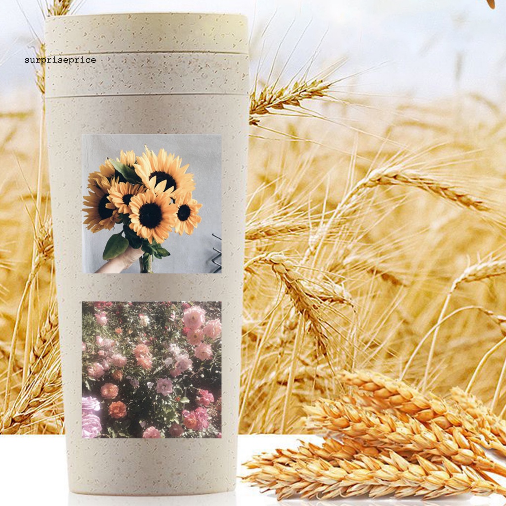 Bộ 52 Miếng Dán Trang Trí Hành Lý Bằng PVC Chống Thấm Nước Họa Tiết Hoa Xinh Xắn