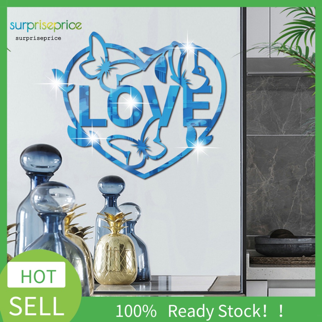 Sticker Dán Tường Mặt Gương Trọng Lượng Nhẹ Trang Trí Nhà Cửa