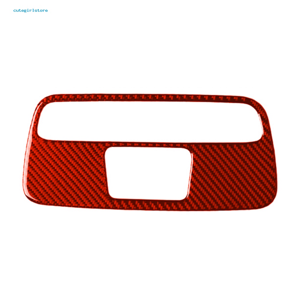 Bộ 2 Miếng Dán Màu Đỏ Bằng Sợi Carbon Thân Thiện Với Môi Trường Cho Đèn Đọc Sách Xe Hơi Chevrolet Camaro 2016-2020
