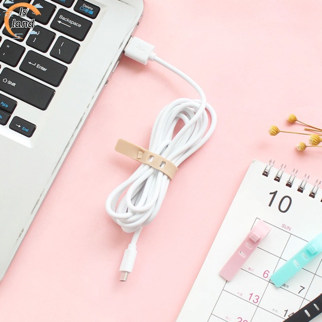 Bộ 4 Dây Quấn Tai Nghe Chống Thất Lạc Bằng Silicon Mềm Tái Sử Dụng Được