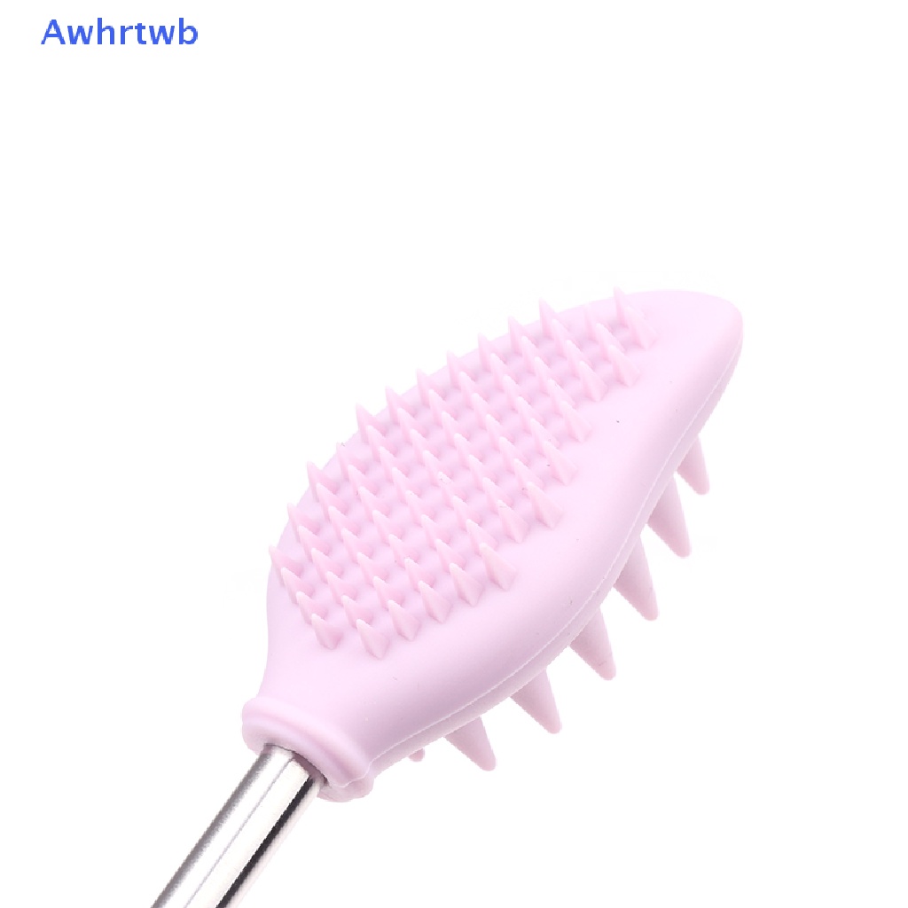 Bàn Chải Silicon Hai Mặt 65cm Hai Mặt Có Thể Thu Gọn Dùng Để Chà Rửa Massage Mới