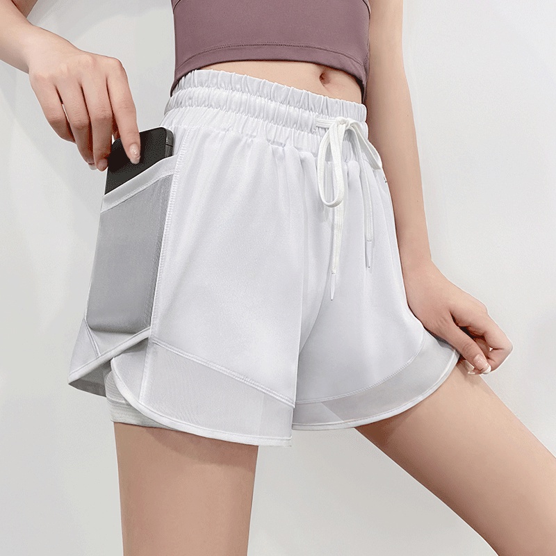 Hàng Mới Về Quần Short Thể Thao Phối Lưới Thoáng Khí Nhanh Khô Thời Trang Mùa Hè Cho Nữ 30418