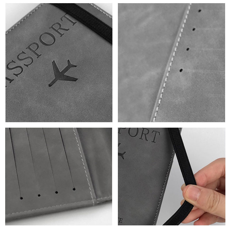 Ví Da pu Đựng Hộ Chiếu Và Thẻ Tín Dụng Du Lịch Hiệu AlphaZ