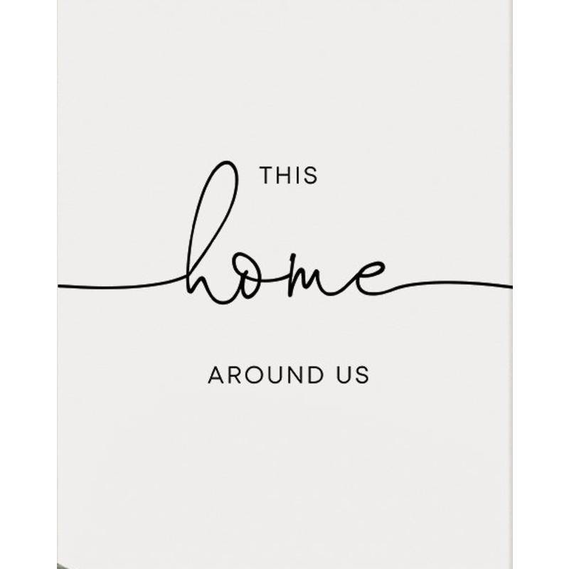 Tranh Vải Bạt Treo Tường In Hình Bless The Food Before Us Trang Trí Nhà Bếp / Nông Trại