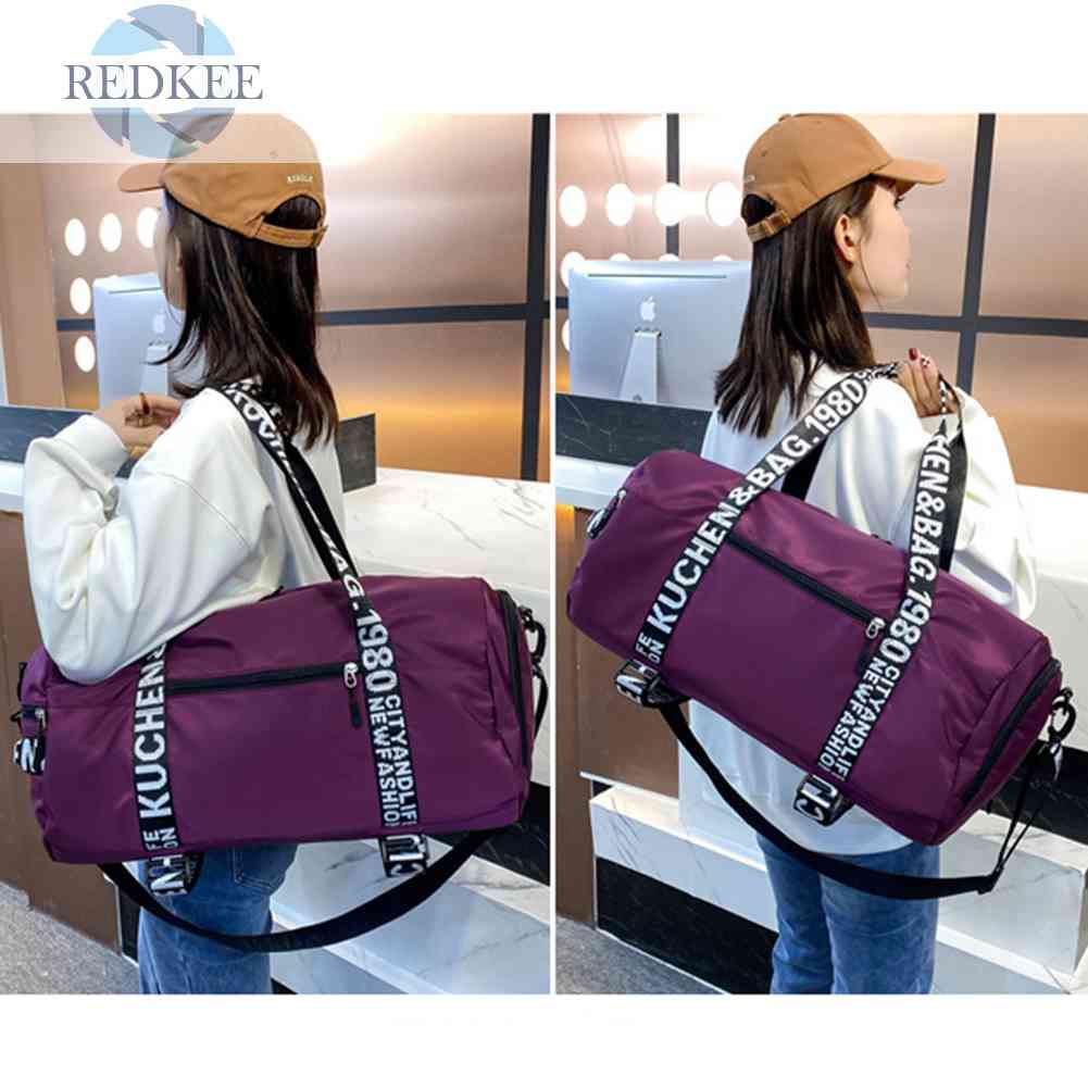 Túi Đựng Đồ Tập Thể Thao Sức Chứa Lớn Chia Ngăn Khô / Ướt Tiện Dụng Cho Nam Và