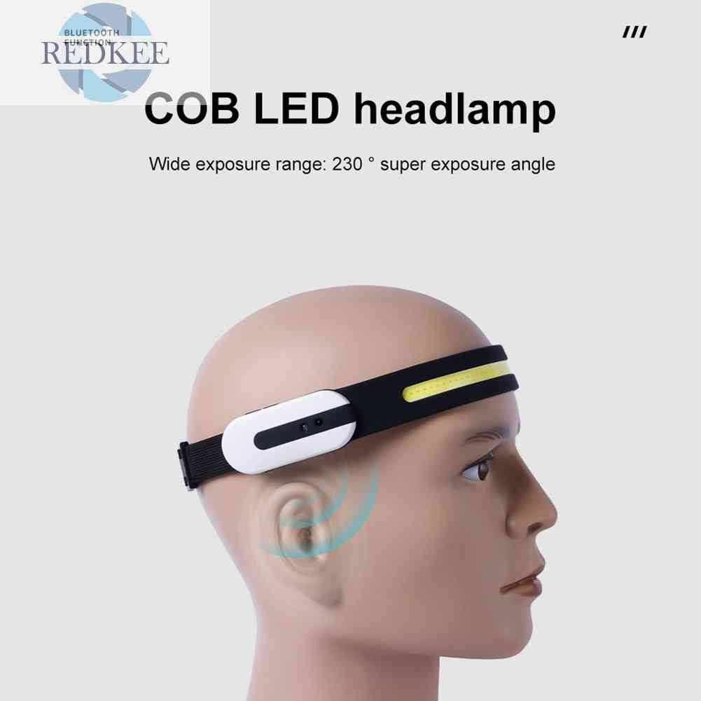 Đèn LED Đeo Trán COB Kết Nối Bluetooth Cho Cắm Trại Chạy Bộ