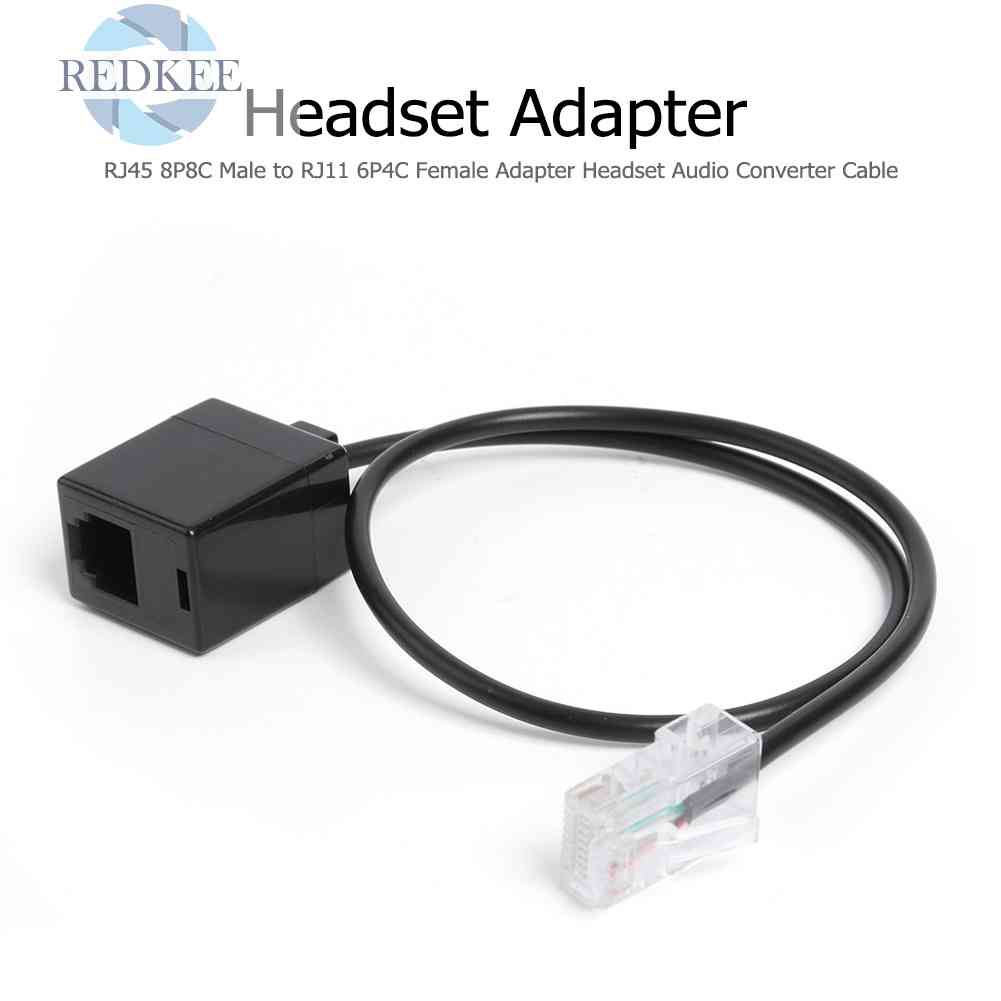 Cáp ChuyểN ĐổI Âm Thanh RJ45 8P8C ĐầU CắM Sang Lỗ CắM RJ11 6P4
