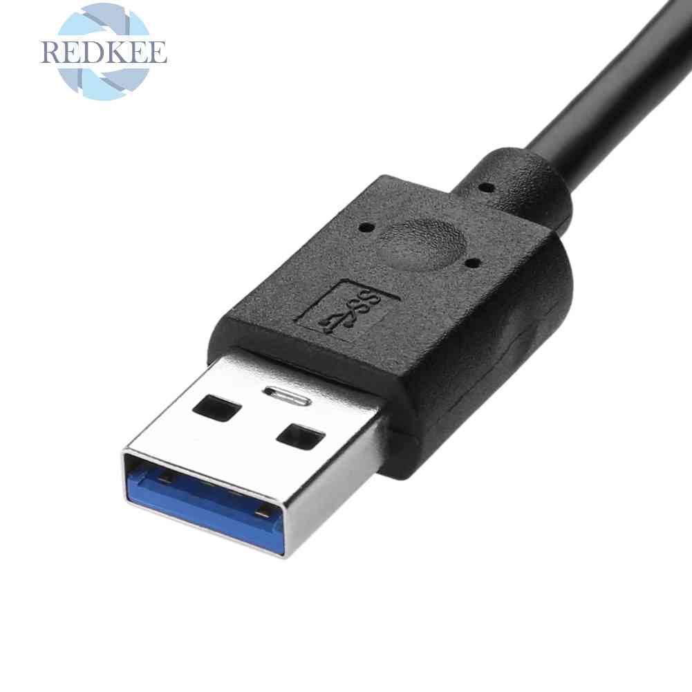Cáp ChuyểN ĐổI USB 3.0 Sang SATA 3 Gbps, Hỗ Trợ Ổ CứNg SSD HDD 2.5 Inches Cho PC / Laptop