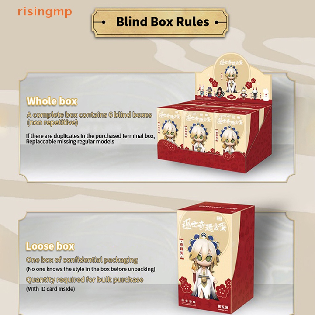 Set 5 Hộp Bí Ẩn Đồ Chơi Anime Dễ Thương Để Bàn