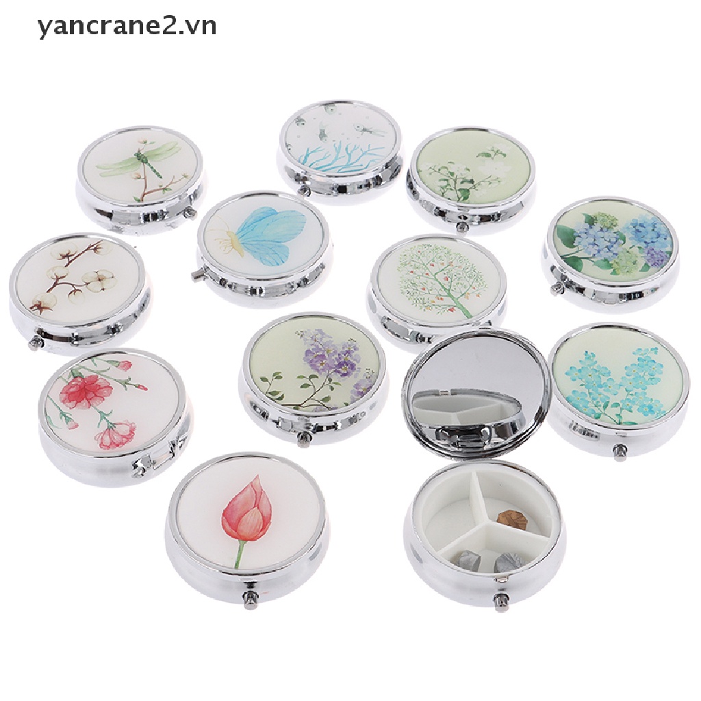 Hộp Đựng Thuốc / Mỹ Phẩm Di Động Có Thể Gập Lại {yancrane2.vn}