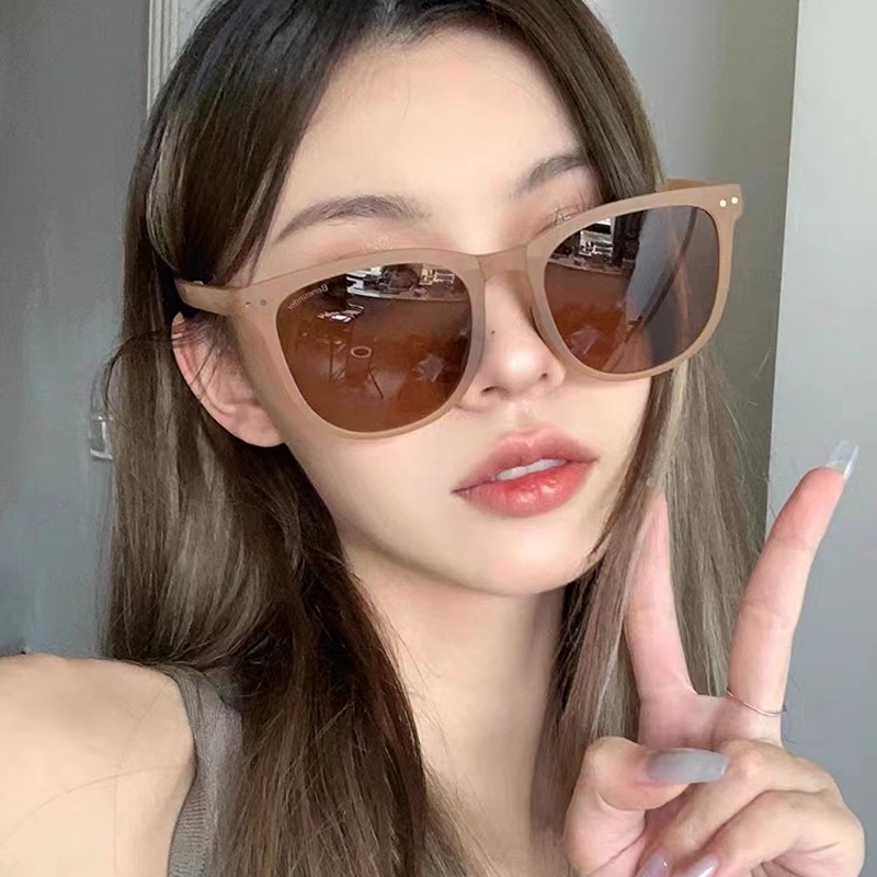 Kính Mát Gọng Tròn Chống Tia UV400 Thời Trang Cho Nam Nữ