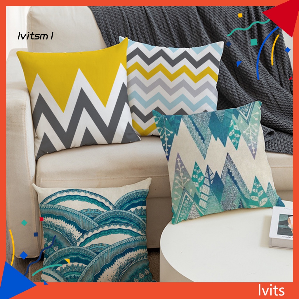 Vỏ Gối Vải Lanh Polyester Mềm Mại Chống Bẩn Chống Mài Mòn Bảo Vệ Chống Bụi Trang Trí Nhà Cửa