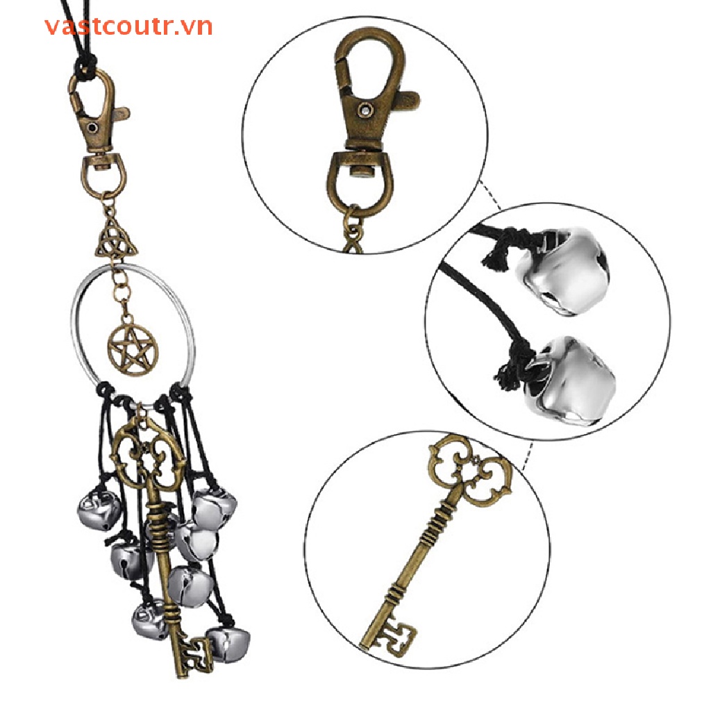 Chuông Gió Hình Phù Thủy Sáng Tạo Trang Trí Sân Vườn