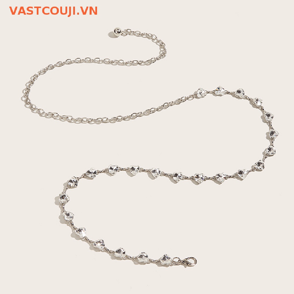 Thắt Lưng Dây Xích Kim Loại Đơn Giản Thời Trang Vintage Cho Nữ