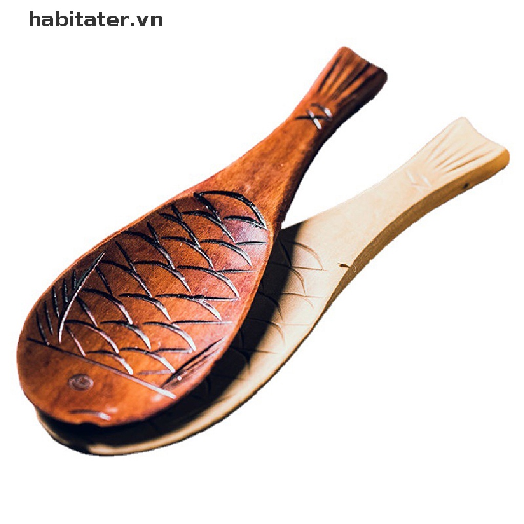 Muỗng Xới Cơm Hình Cá Sáng Tạo Phong Cách Retro Nhật Bản