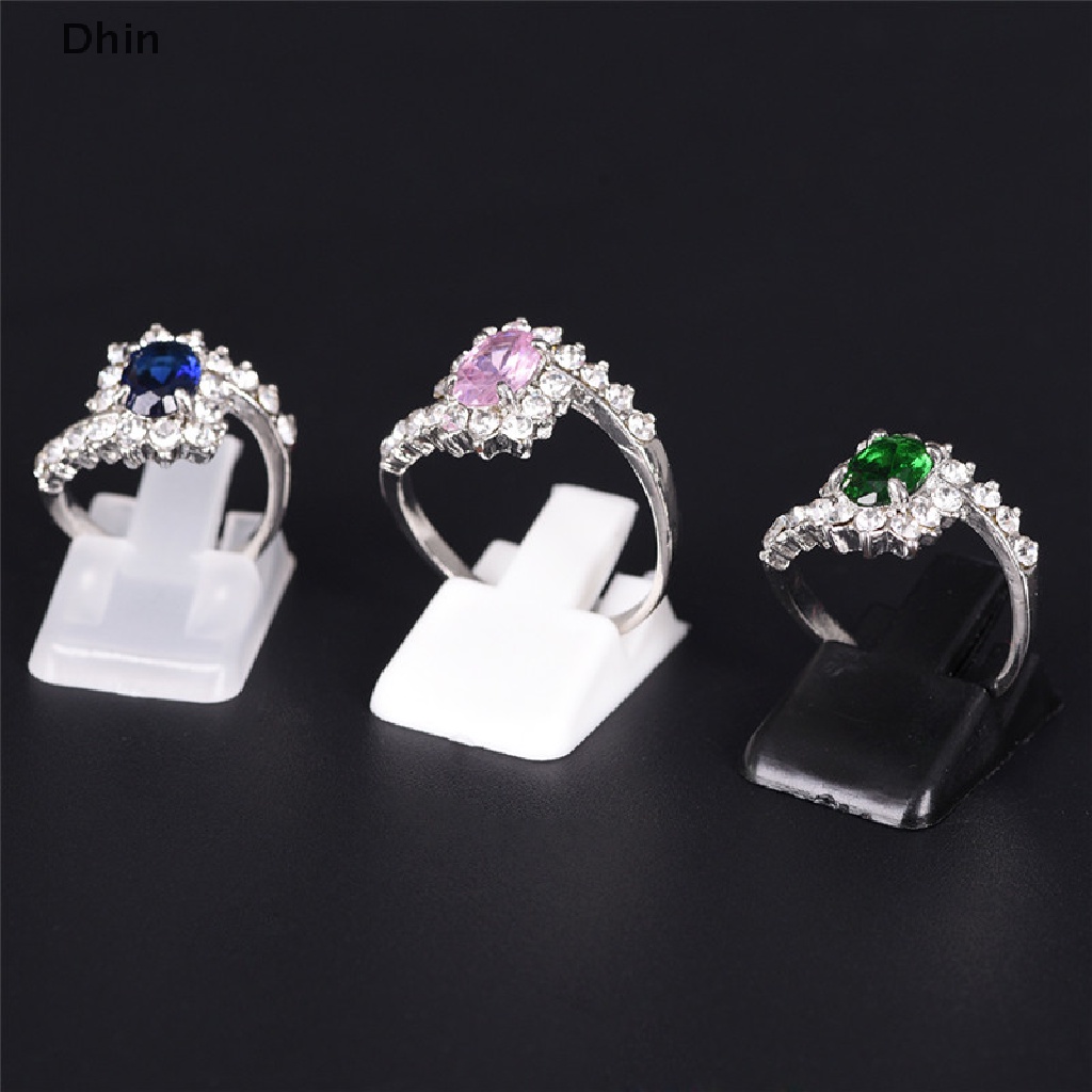 Set 10 Giá Đỡ Trưng Bày Nhẫn Bằng Nhựa Tiện Dụng