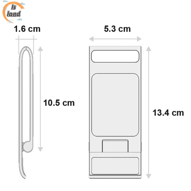 Giá Đỡ Điện Thoại Để Bàn Mỏng Nhẹ Có Thể Điều Chỉnh
