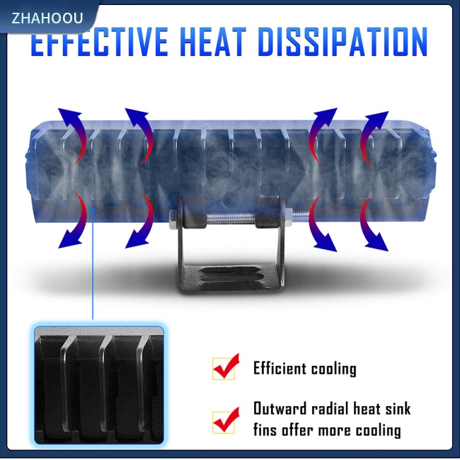 ☃Nhà Cửa☃ Set 2 Đèn Pha Led 7-inch 6000k-6500k Ip68 Chống Thấm Nước Dành Cho Ô Tô Địa Hình