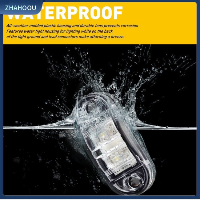 ☃Nhà Cửa☃ Set 10 Đèn Xi Nhan 2.5 Inch Hình Oval Cho Xe Tải