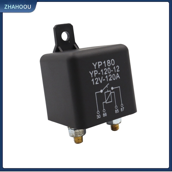 ☃Nhà Cửa☃ Bộ Rơ Le Khởi Động 12v 120a Kèm 4 Vòng Đệm Thiết Bị Đầu Cuối Cho Xe Tải Tàu Thuyền