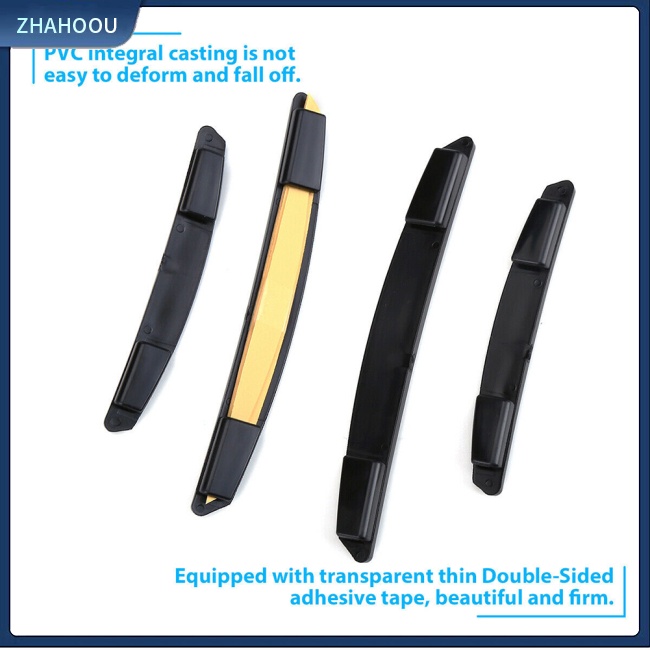 ☃Nhà Cửa☃ Bộ 4 Dải Cao Su 3r Dán Bảo Vệ Cạnh Cửa Xe Hơi Chống Va Chạm Tiện Dụng