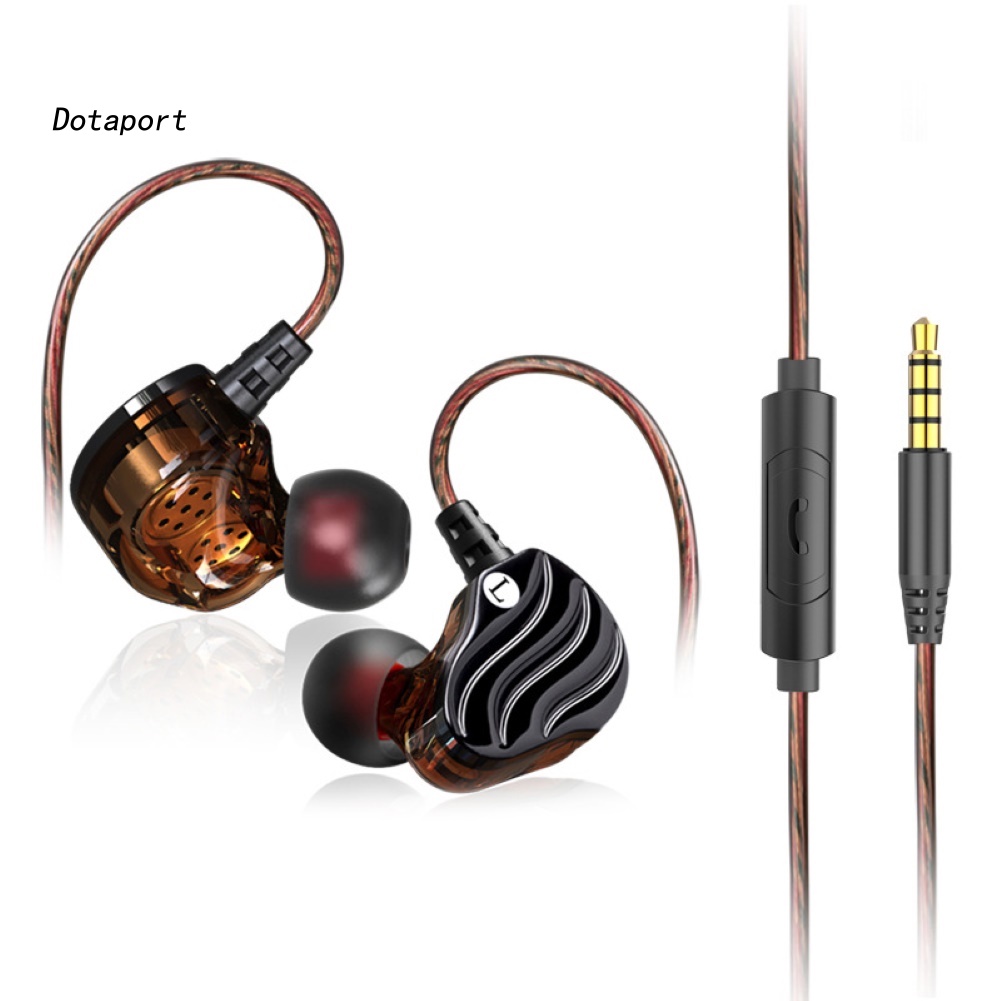 Tai Nghe Nhét Tai KDDT-Thiết Kế 4 Nút Có Micro Âm Thanh HiFi Sống Động