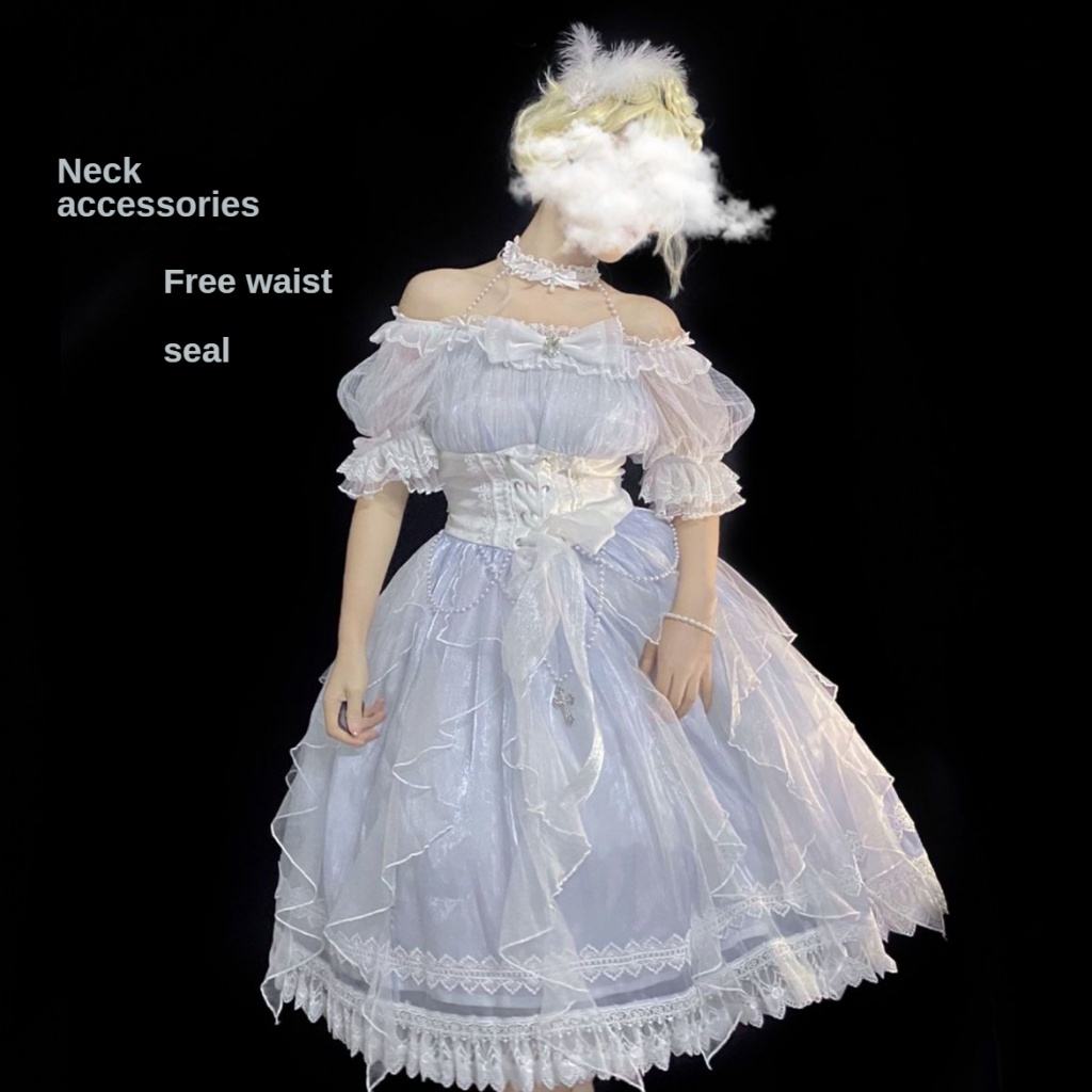 Đầm Cưới Một Dây Phong Cách lolita Thời Trang Mùa Hè Cho Nữ