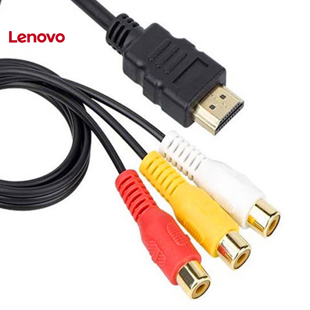 Bộ Chuyển Đổi Âm Thanh / Hình Hoa Hướng Dương ABS 3 RCA Sang HDMI 1080P