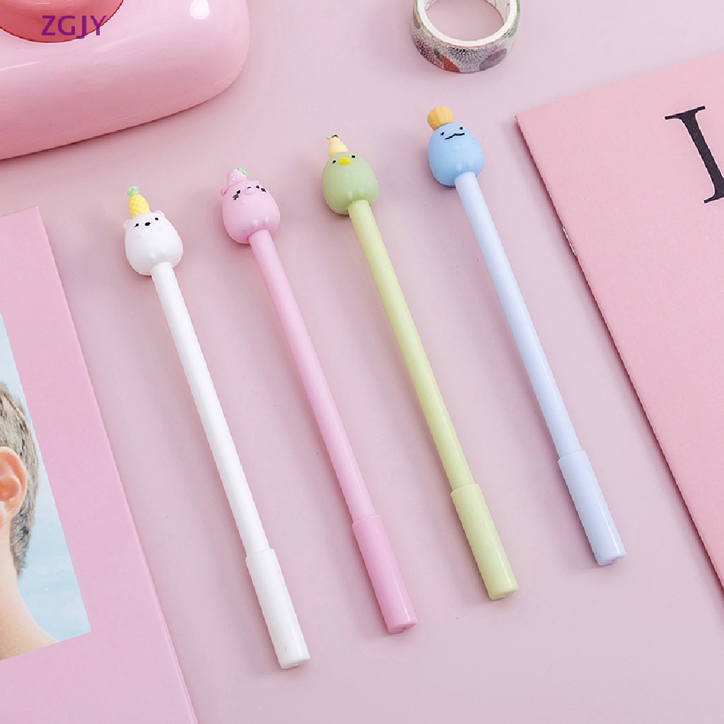 Bút Mực Gel Họa Tiết Trái Cây Hoạt Hình ZGJY Dễ Thương Cho Trường Học / Văn Phòng Mới