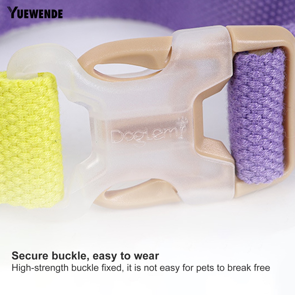 Vòng Cổ Thú Cưng Đi Dạo Chống Mài Mòn Hai Màu