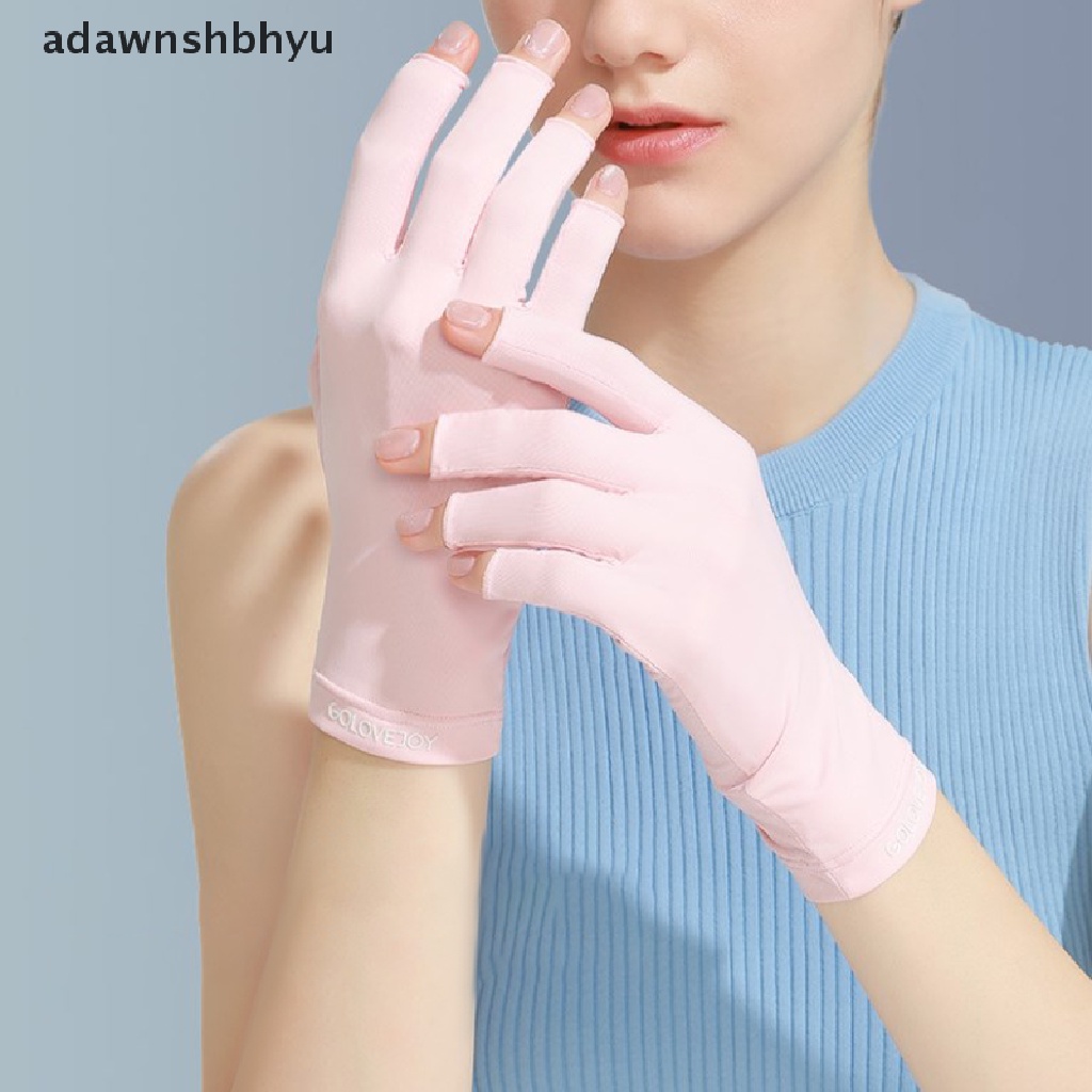 1 Đôi Găng Tay Chống Tia UV Không Ngón Tiện Dụng Khi Làm Móng