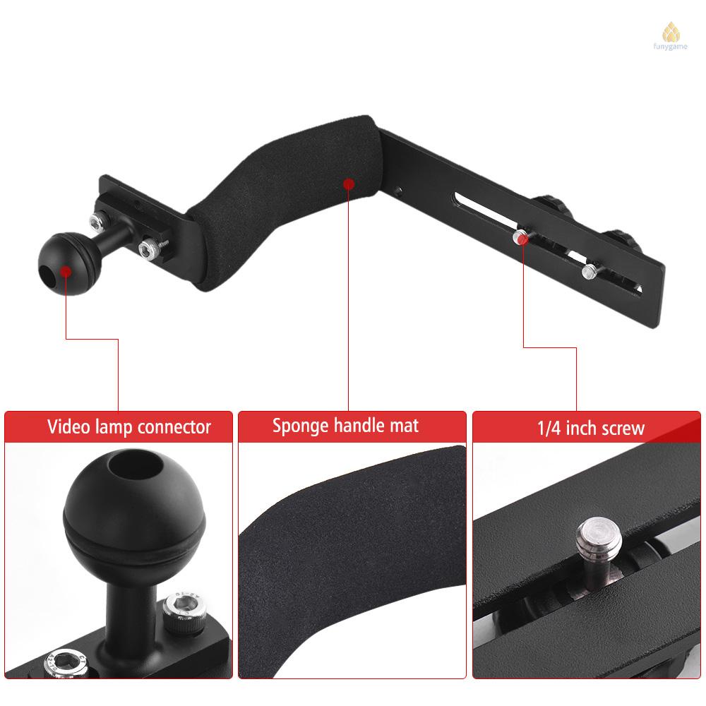Giá Đỡ Cân Bằng Một Tay Cầm Bằng Hợp Kim Nhôm Kèm Ốc Vít 1 / 4inch Cho 6 / 5 / 4 / 3 + / 3 SJCAM SJ4000