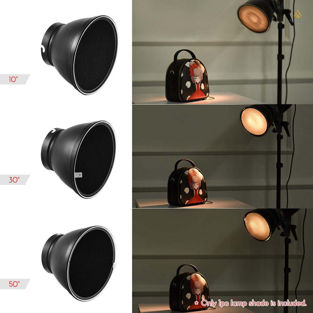 Tấm Che Nắng Phản Quang 210mm Kèm 10 Tấm Che Chuyên Dụng° 30° 50° Lưới Tổ Ong Tản Nhiệt Cho Elinchrom Studio Strobe Flash Speedlite Và Thương Mại P