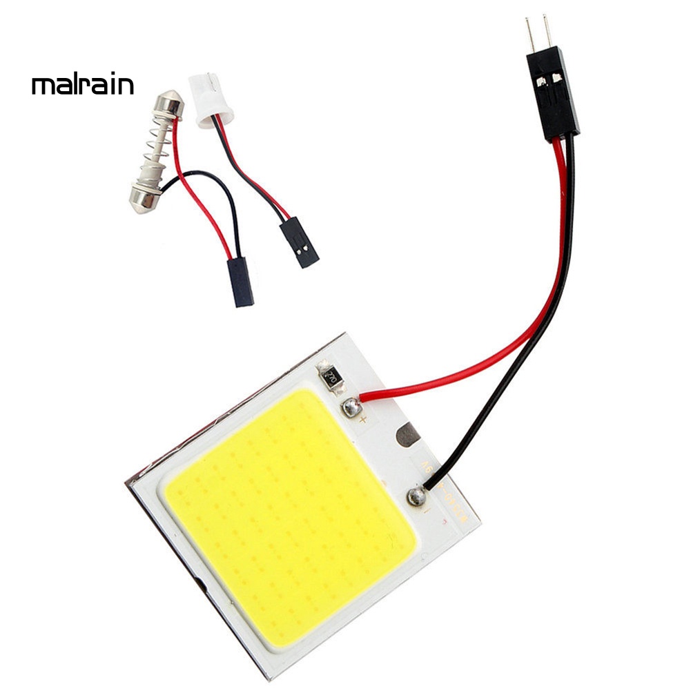 Bảng Đèn LED COB 48 SMD 4W 12V Ánh Sáng Trắng Chuyên Dụng Cho Xe Hơi