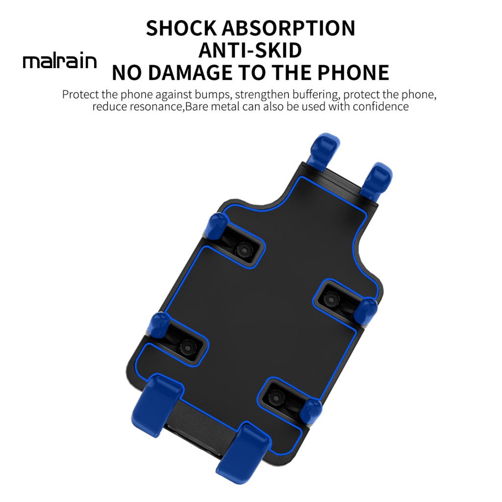 Giá Đỡ Thiết Bị Định Vị GPS Gắn Tay Lái Xe Đạp Có 8 Móc Có Thể Thu Gọn