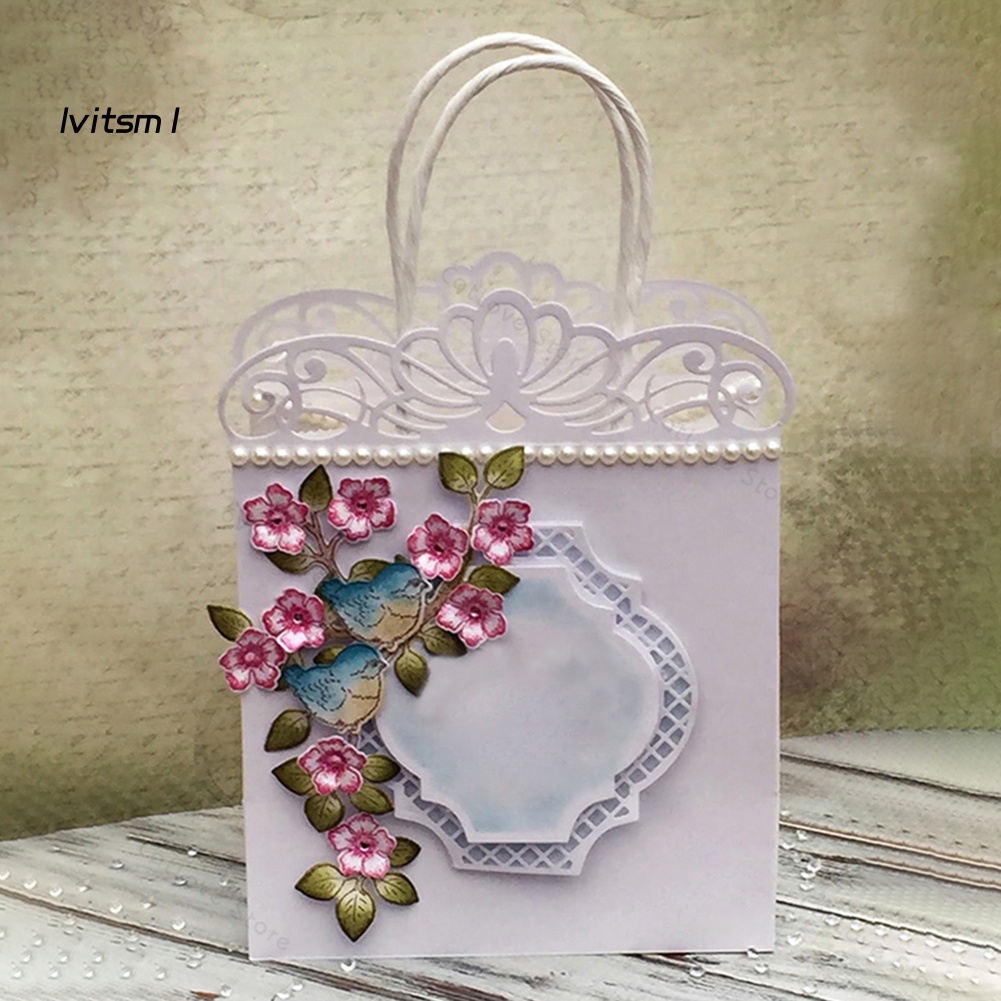 Khuôn Cắt Giấy Làm Từ Kim Loại Hình Hoa Trang Trí Scrapbook