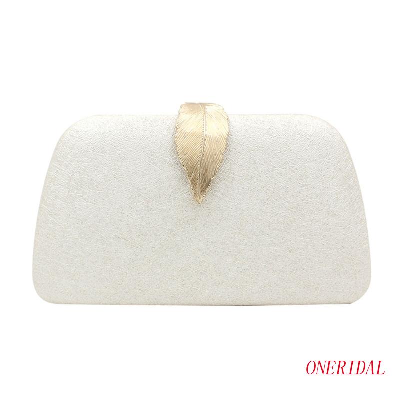 Túi Đeo Chéo Vai Bằng Da PU Họa Tiết Lá Thời Trang Sành Điệu Cho Nữ